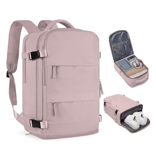 Image of coofay Large Travel Backpack For Women Men Airline Approved Carry On Backpack Flight Approved Waterproof Sports Backpack Casual Daypack Hiking Backpack