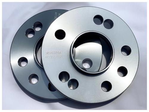Elargisseur de voie 15mm PCD 4x108 5x108 alésage 65.1mm en alliage d'aluminium x2