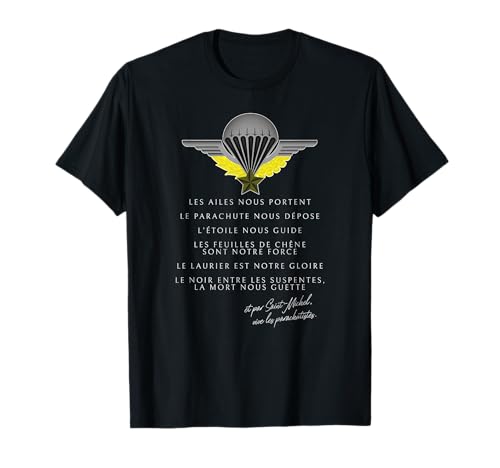 Militaire Saint-Michel Patron Parachutiste France armée T-Shirt