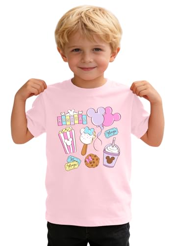 Image of Magical Shirts Women Girls Family Vacation Matching Shirt Magic Kingdom T-Shirt Mommy and Me Trip Short Sleeve Tops