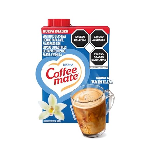 Coffee Mate Sustituto de Crema Para Café Líquido Sabor a Vainilla 530g
