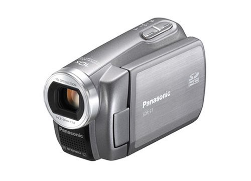 Panasonic SDR-S7 ビデオカメラ 10倍ズーム バッテリー2個付 Panasonic SDR-S7 EG-S Camcorder SD/SDHC 10x Optical Zoom 6.9 cm