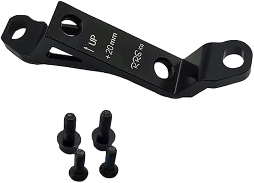 Miniatura 6 de HSayoli Adaptador de freno de bicicleta+0.787 in Montaje de poste a adaptador de freno de montaje plano MTB 1401607.087 in Aleación de aluminio