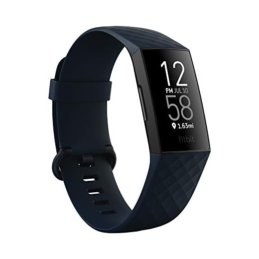 Fitbit FB417BKNV Charge 4 Fitness Wristband - Storm Blue