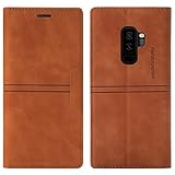 ✅【Portefeuille】- Doté de 2 fentes pour cartes, d'un compartiment pour portefeuille et d'une fermeture magnétique, l' Samsung Galaxy S9 Cuir Portefeuille peut contenir 4 cartes et quelques billets de banque tout en se fermant parfaitement.