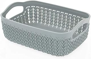Curver Knit Effect Storage Tray Small - Blue