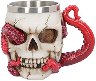 Nemesis Now B4695N9 Devoured Tankard 16cm, Resin w/stainless steel insert, Red, One Size