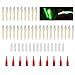 YPBEW 50 Pcs Fishing Fluorescent Light Rod Tip Glow Sticks Night Fishing Small Glow Sticks Lightstick Replacement Fishing Glow Accessory Light for Fishing