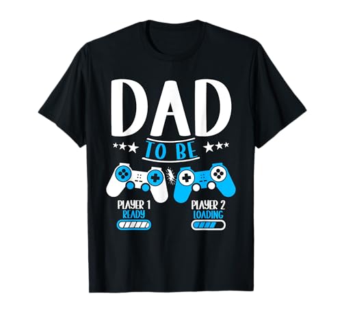 Dad To Be Pregnancy Announcement Gamer Father Level Unlocked T-Shirt