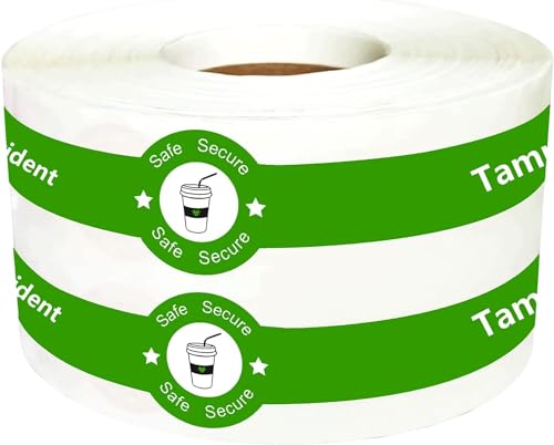 Safe Secure Tamper Evident Seals Stickers for Drink...