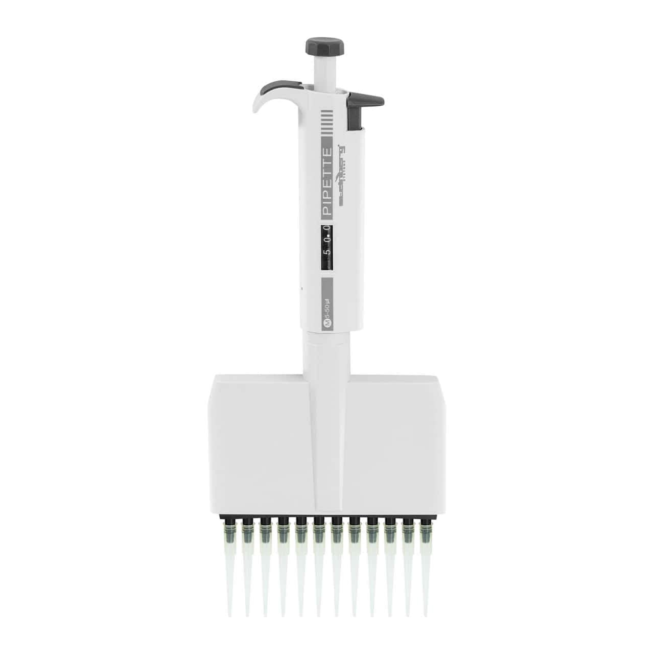 Steinberg Systems SBS-LAB-119 - Pipetta multicanale per 12 punte, 0,005-0,05 ml 12 canali