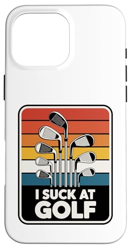 I Suck At Golf Joke ʔSt s Ȓj St X}zP[X iPhone 16 Pro Max p
