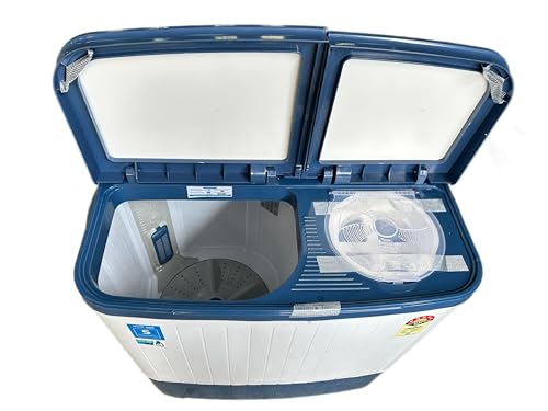 Image of Voltas Beko 8 Kg 5 Star Semi Automatic Top Load Washing Machine (WTT80DBLG /BLSSWH5GBDE) Blue