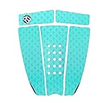 5 Piece EVA Surfboard Deck Traction Pads for Stomp Skimboards, Surf Boards, Funboard, Fish Board/Aqua Blue Gray Black - Image 4