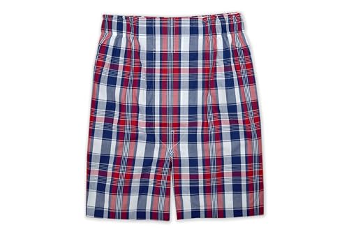 Brooks Brothers Men's Traditional Fit Mixed Big Plaid Prints 100% Cotton Boxers Shorts,