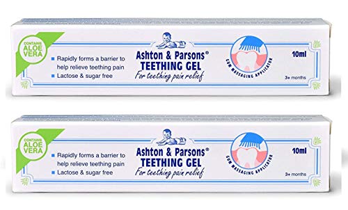 2 X Ashton & Parsons Teething Gel Rapid Teething Pijnverlichting met Aloë Vera 10ml