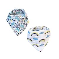 Algopix Similar Product 10 - Bebe au Lait Classic Muslin Bandana Bib