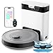 Lefant M2 Pro Robot Aspirador y Fregasuelos con Autovaciado, 6000Pa, Autovaciado 90 Días, 140mins, Mapeo Multinivel, Navegación dToF, Obstáculos 190° PSD, 5G WiFi/App/Alexa, Gris