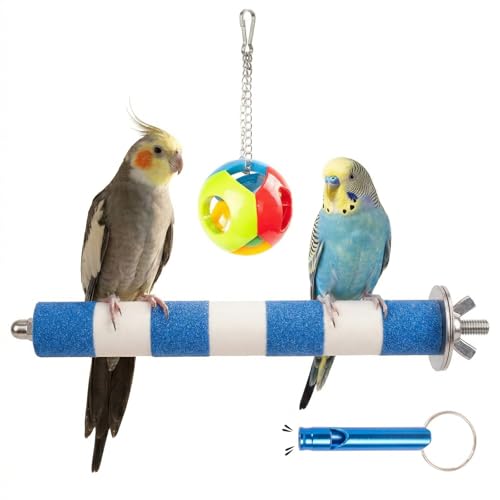 Image of Bird Perch for Cage, 3 Pcs, Parrot Perch for Conure, Cockatiel & Parrot