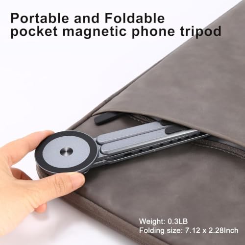 Image of CERLINK X Type Aluminum Alloy Foldable Magnetic Laptop Tablet and Phone Holder Adjustable Stand for Desk Bed Car and Travel - Silver