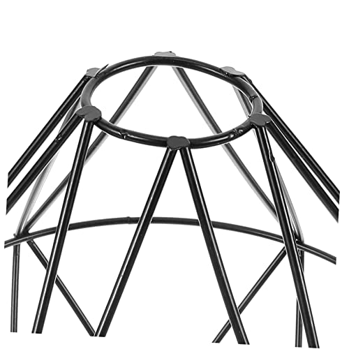 Image of Hollow Out Iron Wire Lamp Shade Decorative Mesh Ceiling Light Shade for Pendant Lamps Vintage Style Home Decor Ideal for Living Room Bedroom Dining Area