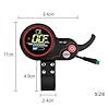 INXING TF-100 5PIN 36v48v52v60v Electric Scooter LCD Instrument Throttle Controller Power Switch Throttle Electric Scooter Finger Hook Accelerator Universal Electric Scooter Accelerator #2