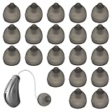 20 embouts auriculaires pour appareils auditifs, embouts de remplacement en silicone, embo...