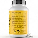 Vitamin D3 K2 Supplement - 2500 IU D3, 120 mcg K2 MK7 x 124 Capsules - Plant-Based, Vegan - Prevents Deficiency, Supports Bone Health in Women and Men - Made in Canada, Third-Party Tested - Nutritionn