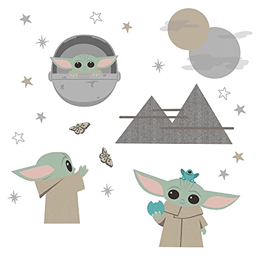 Image of Lambs & Ivy Star Wars The Mandalorian The Child/Baby Yoda Wall Decals