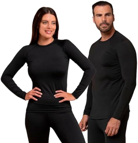 Blusa Termica Frio Segunda Pele Forrada Kit 2 Unid Masculina Femi...