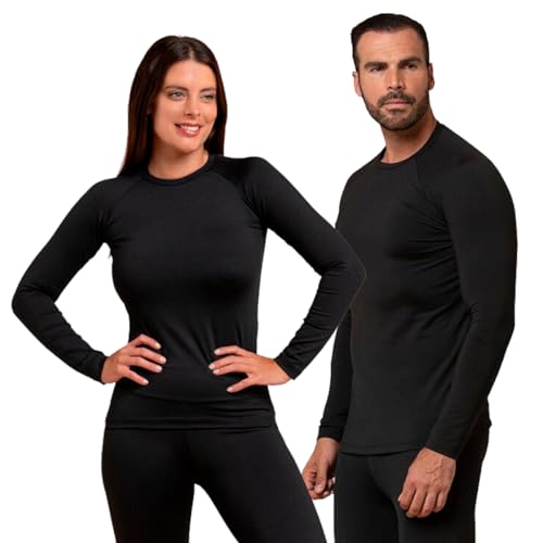 Blusa Termica Frio Segunda Pele Forrada Kit 2 Unid Masculina Femi...