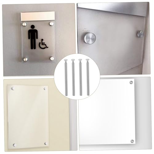 Image of TEHAUX 20-Pack Photo Frame Screw Set *6 * 80mm Wall Mount Hardware for Picture Frames Glass Screws Fasteners for Hanging Pictures