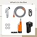 Electric Camping Bidet Shower, USB Rechargeable, Strong Water Flow, Includes Suction Cup & S Hook