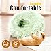 LAIRIES Guinea Pigs Bed Small Animal Bedding Donut-Shaped Burrowing Pet Bed Soft and Warm Hideaway with Spandex and Fleece Bottoms Cozy Carrier, Cage Accessories