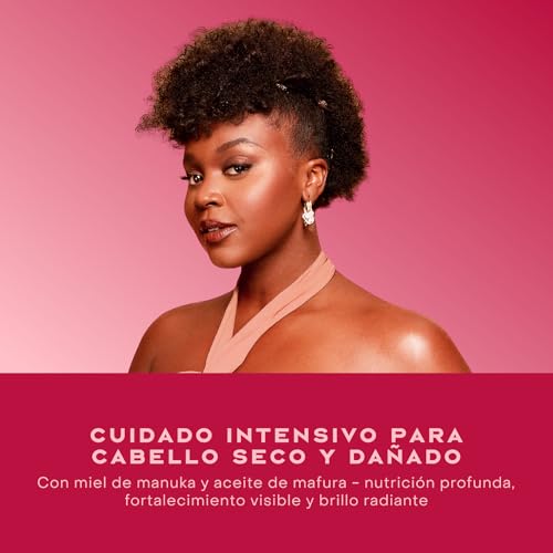 SheaMoisture Mascarilla Capilar Hidratación Intensiva para cabello seco y dañado con Miel de Manuka y Aceite de Mafura sin siliconas 2 x 355 ml - imagen 4