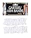 Unisex-Adults Garter Armbands, White, Standard