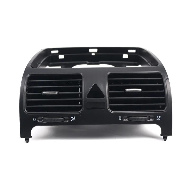 Grille sortie climatisation pour Golf MK5 avec raccord central d'aération arrière noir