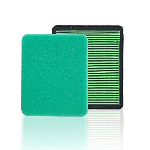 HEYZLASS GCV160 Air Filter + Pre Filter Compatible with Honda Engine GC160 GC190 GCV190 GX100 17211-zl8-023 Replace Lawn Mower Flat OEM Air Cleaner