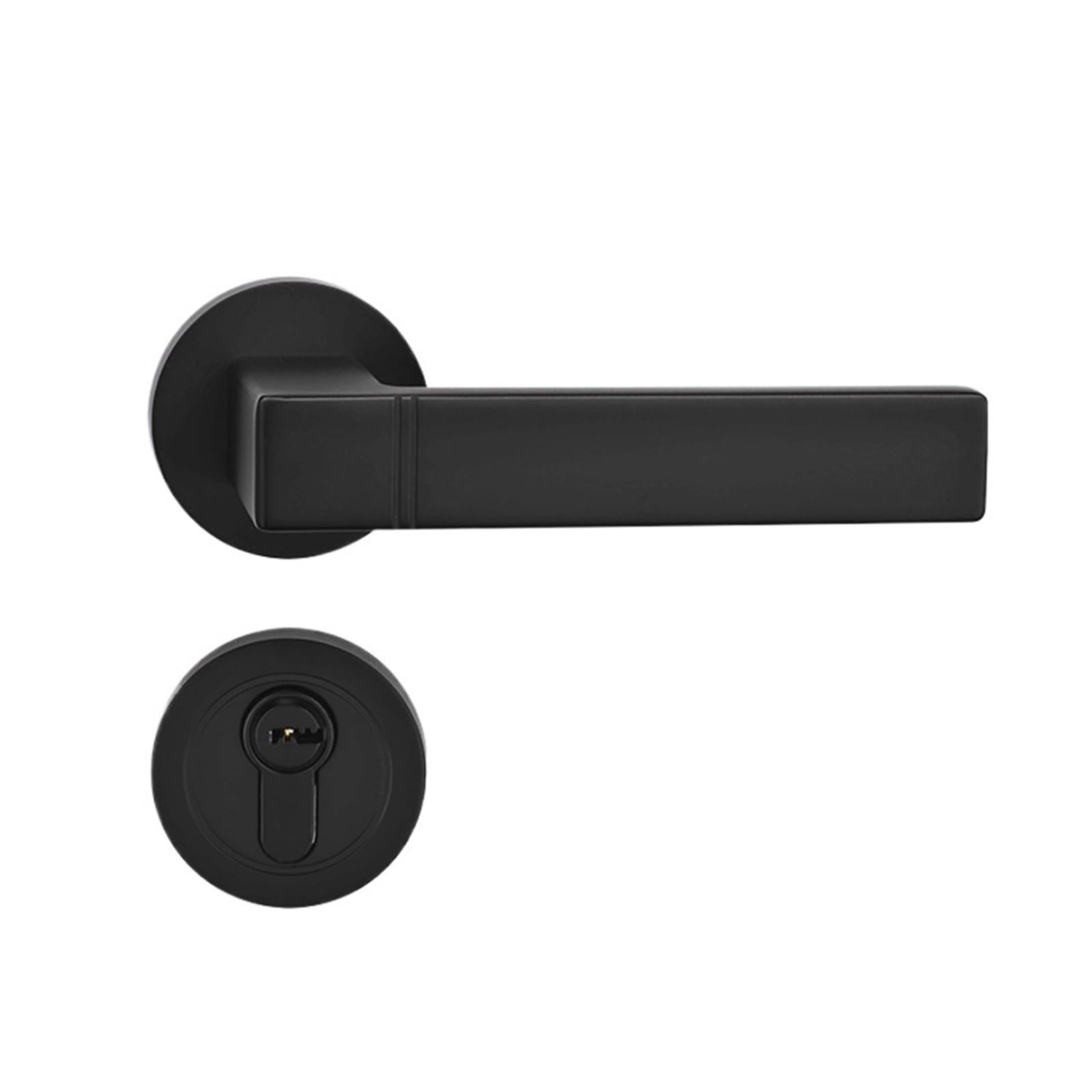 Vlalamno One Color Zinc Alloy Simple Split Lock -040 Interior