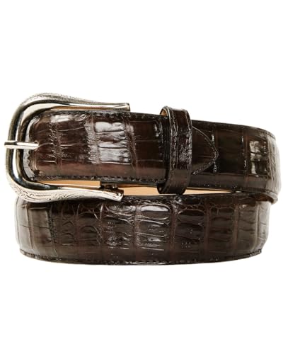 Men's 1978&Trade; Exotic Caiman Belt Chocolate 34