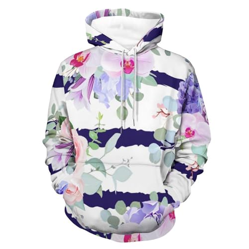 Sweats à capuche manche longue au coloris pourpre unique | Pull unisexe coupe moderne S