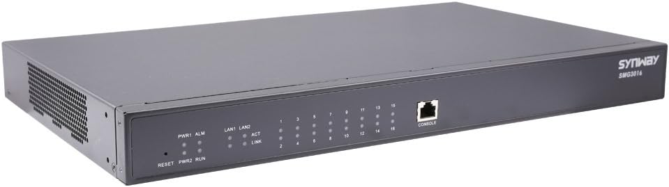 Digital E1/T1 VoIP Gateway, HW-Enabled EC, 16-Port, Carrier Grade, Dual Power Supply Optional