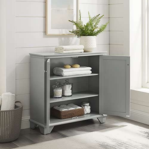 Crosley Furniture Lydia Storage Cabinet, Gray #TOP6