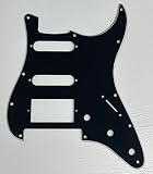 100% nuovo Battipenna compatibile per Fender Player Stratocaster Floyd Rose HSS Style Guitar (3 strati nero)
