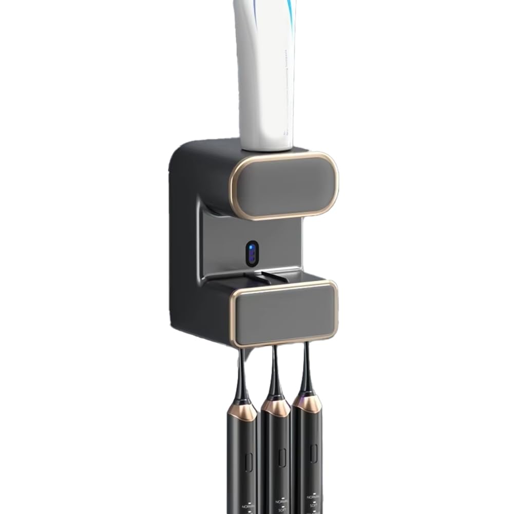 Dentifrice électrique mural avec stérilisation UV B pour brosse à dents