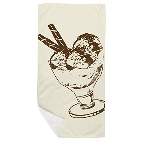 Verre boule de bain et serviette douce multicolor haute densité 35x70cm - 2