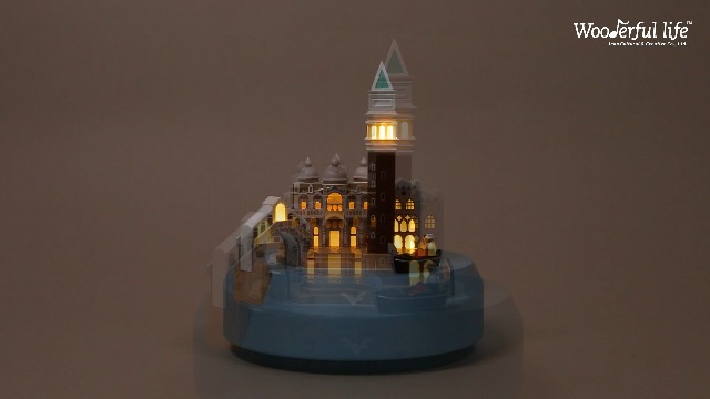 Watch WOODERFUL LIFE Wooden Music Box with Light Venice 1256008 on