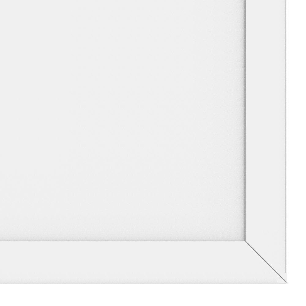 Pack x10 Panel LED 60x60 cm 40W, 10 unidades para Falso Techo, Placa LED Driver Philips CertaDrive, Paneles Bajo Consumo y Gran Luminosidad 4800 Lúmenes, No Flick, Marco Blanco (Luz Natural - 4000K)