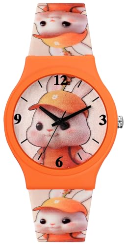 Image of Acnos Character Kid's Happy Colorful Water-Resistant Durable Watch for Boys Kids Boy with Fun Designs Adjustable Strap Positive Messages Watch for Kids