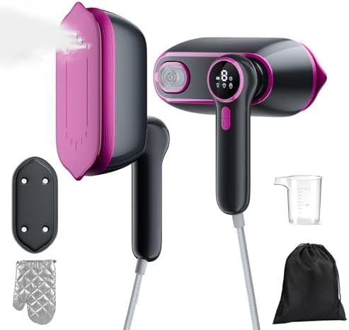 Plancha Vertical Vapor 2 en 1-Vaporizador de Mano para Ropa y Pla...